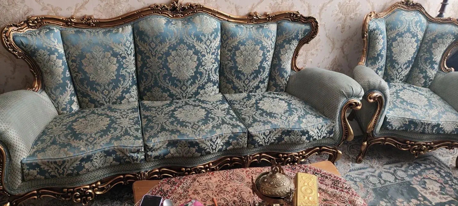 سرویس مبل 9نفره|مبلمان خانگی و میز عسلی|مشهد, تلگرد|دیوار