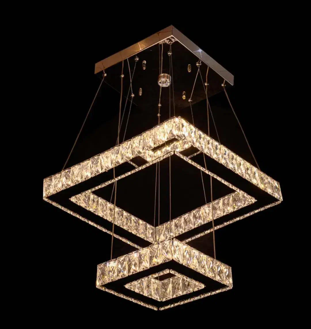 ۲عدد لوستر LED ریموت دار|لوستر و چراغ آویز|چالوس, |دیوار