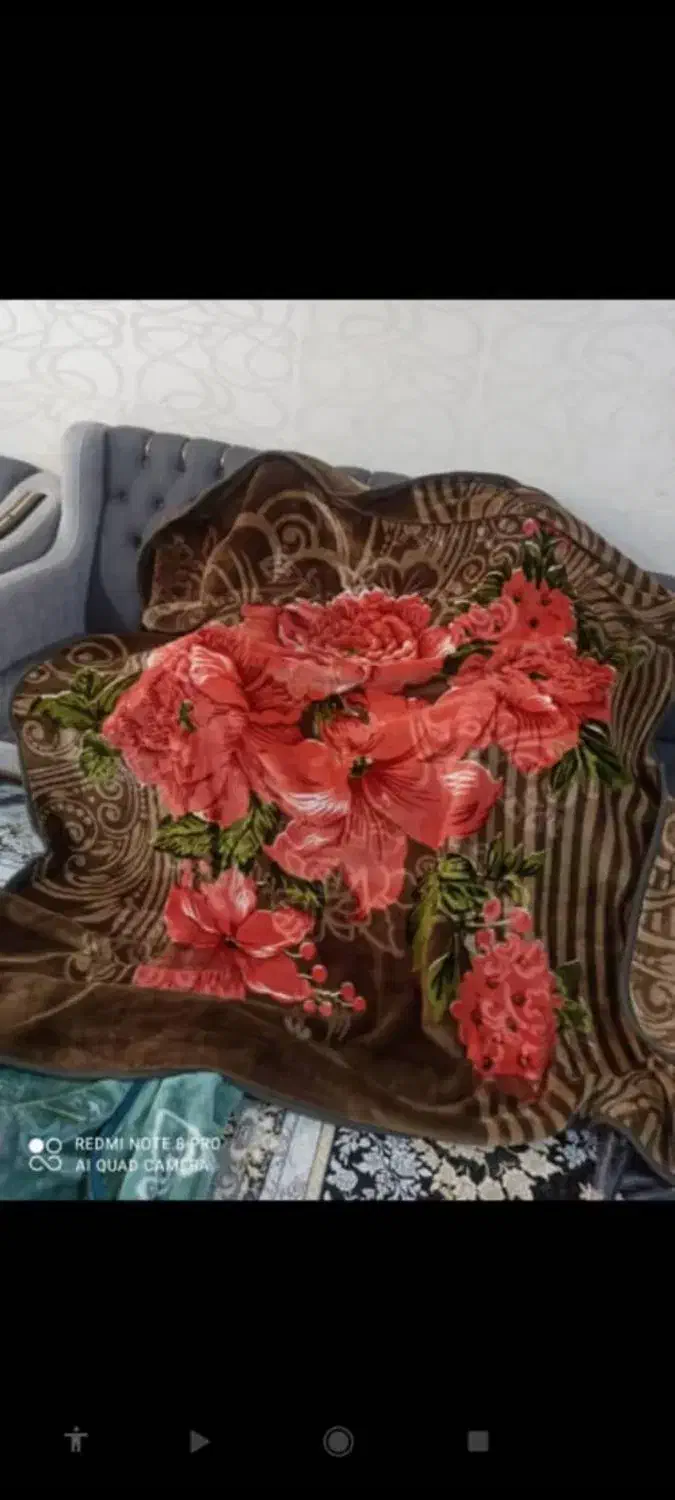 پتو دونفره|رختخواب، بالش، پتو|یاسوج, |دیوار