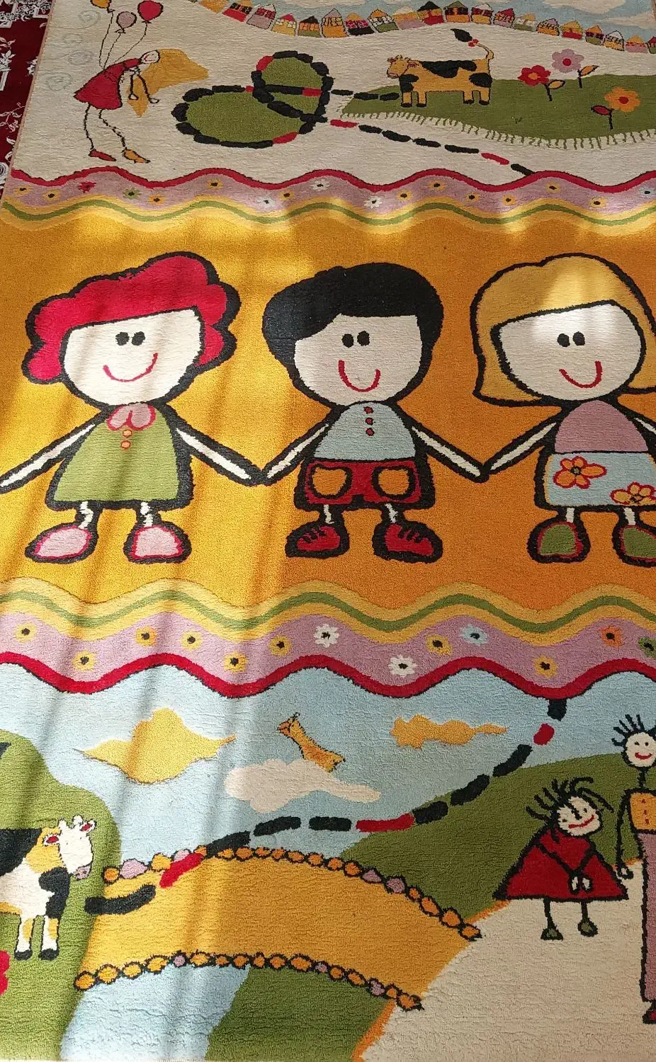 فرش کودک ۴ متری|فرش|بروجرد, |دیوار