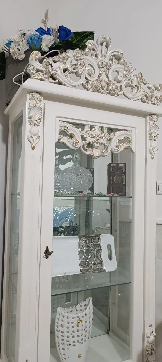 ویترین بوفه کنسول درحد نو|بوفه، ویترین، کنسول|قم, علی آباد سعدگان|دیوار