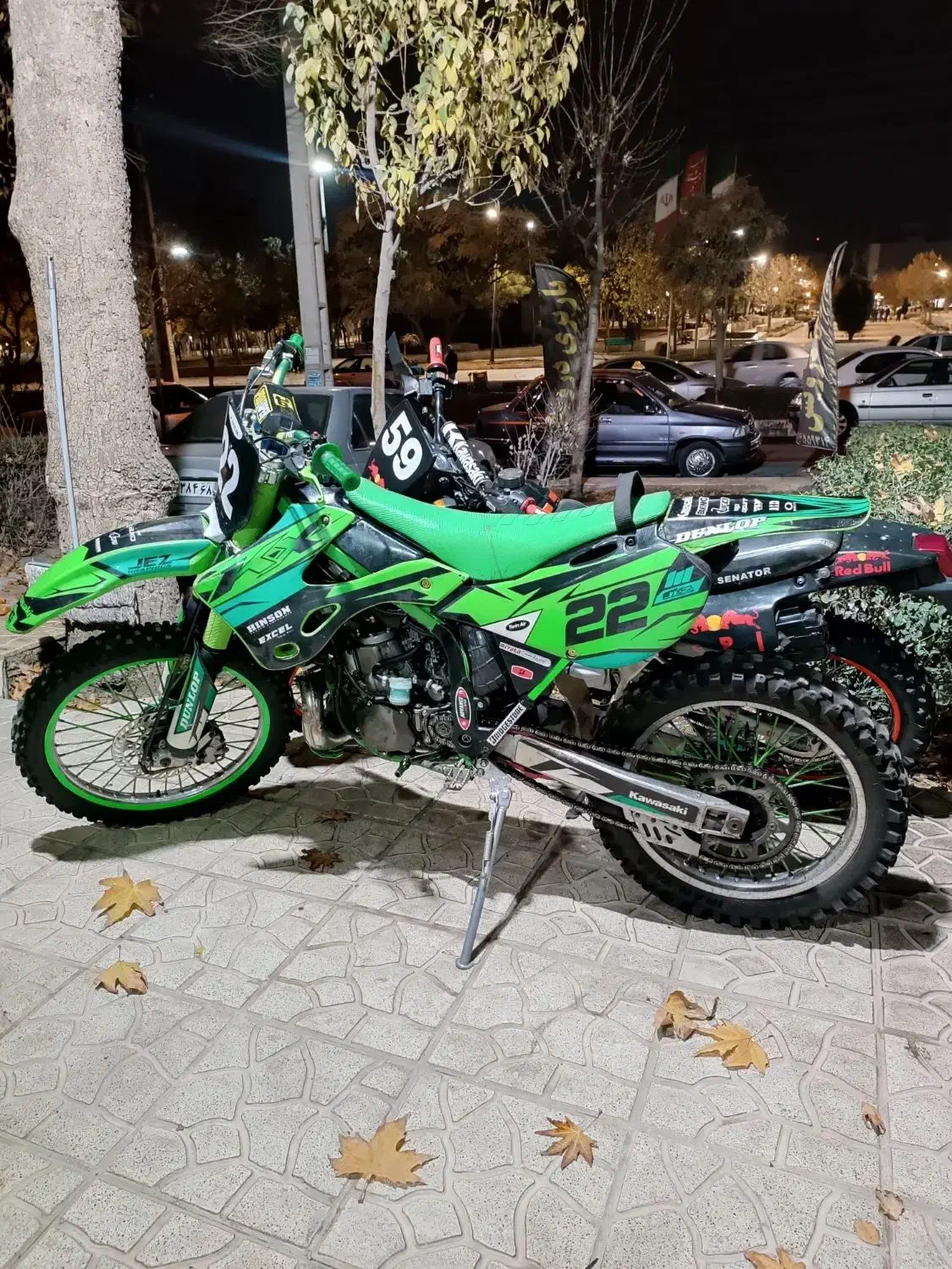 کراس کاوازاکی kx دوزمانه انجین صفر|موتورسیکلت|کرج, حصارک پایین|دیوار