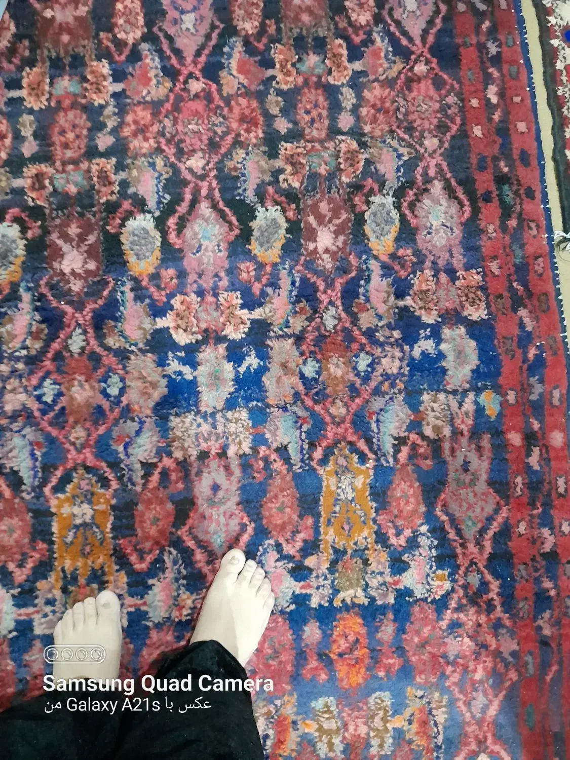 قالیچه دستبافت قدیمی|کلکسیون اشیاء عتیقه|شهریار, شهریار|دیوار