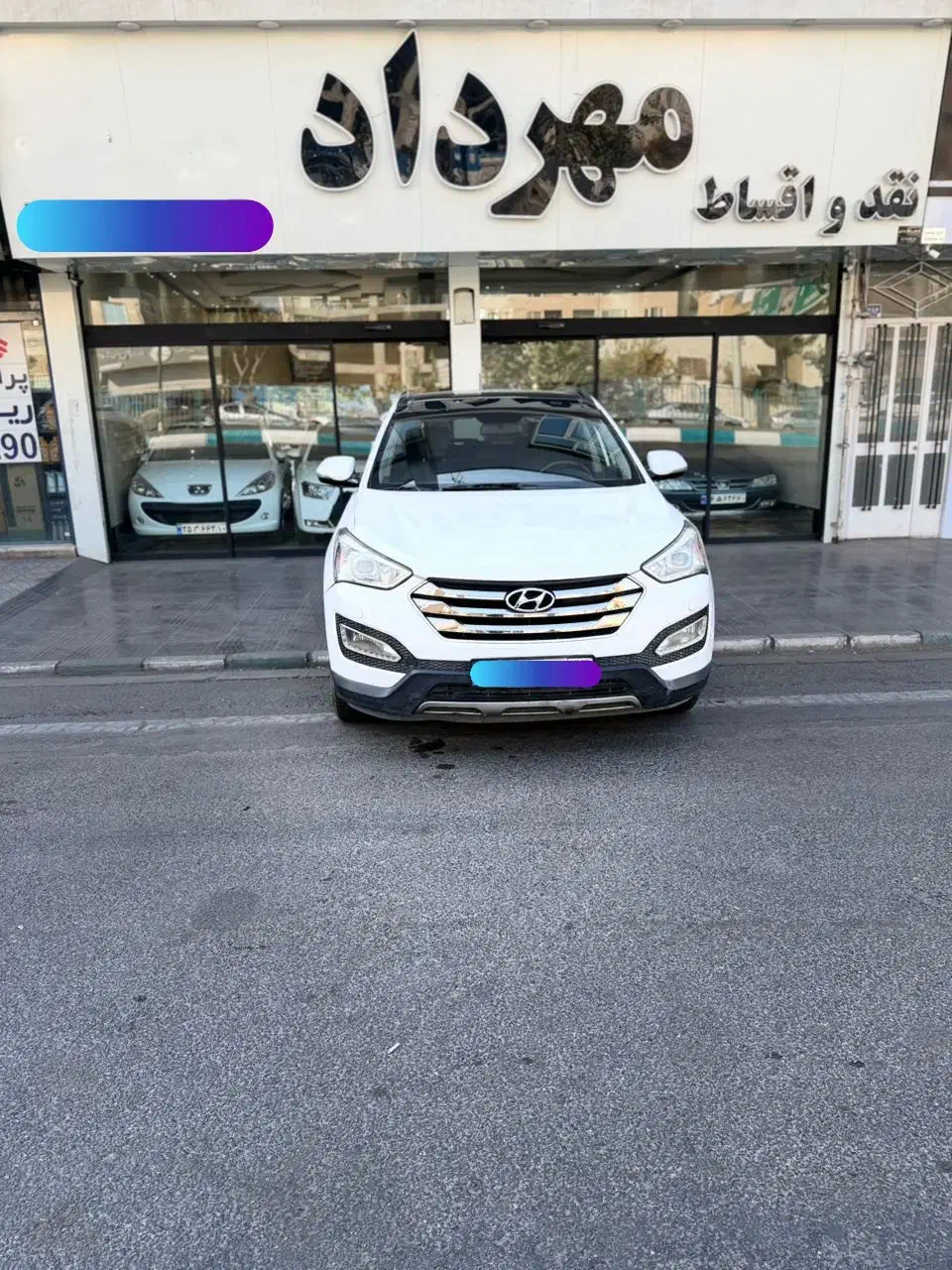 سانتافه مدل ۲۰۱۴ سقف پانا بدون رنگ|خودرو سواری و وانت|تهران, دردشت|دیوار