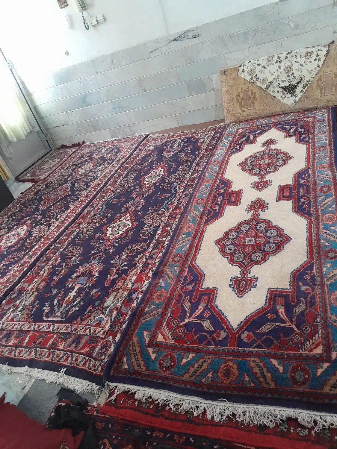 فرش دستباف|فرش|ملایر, |دیوار