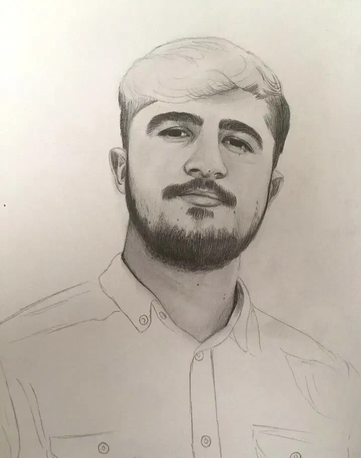 طراحی چهره سیاه قلم پذیرفته میشود با قیمت مناسب|تابلو، نقاشی، عکس|ملایر, |دیوار