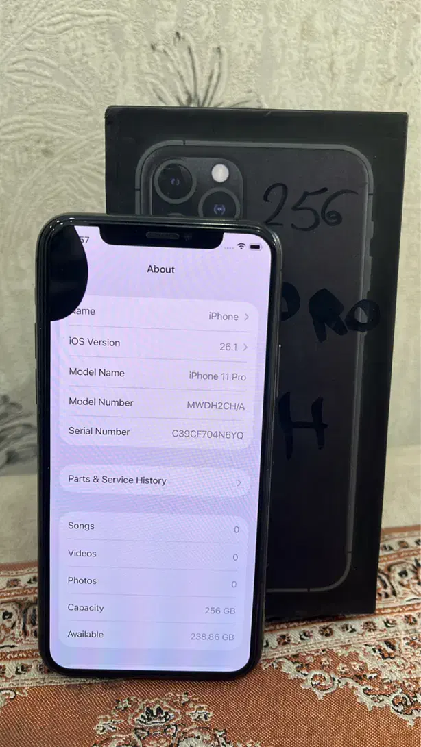 آیفون ۱۱ پرو با حافظه ۲۵۶ گیگابایت|موبایل|پاکدشت, پاکدشت (مامازند)|دیوار