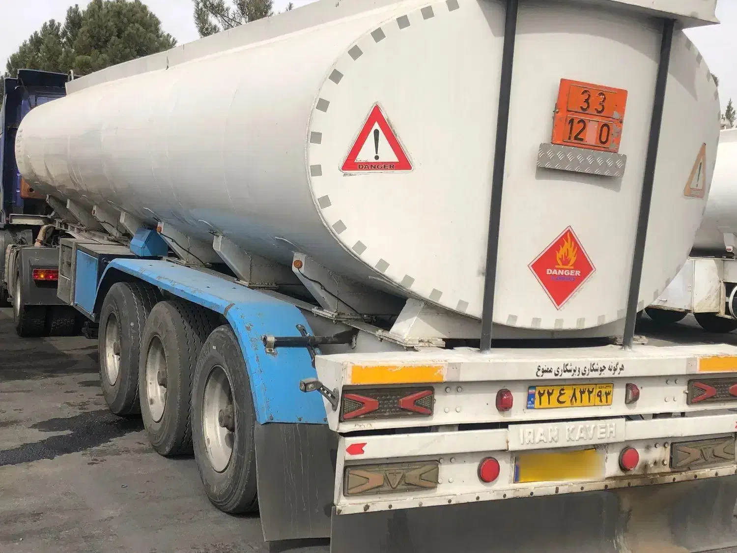 تانک چهار مواد|خودرو سنگین|یاسوج, |دیوار