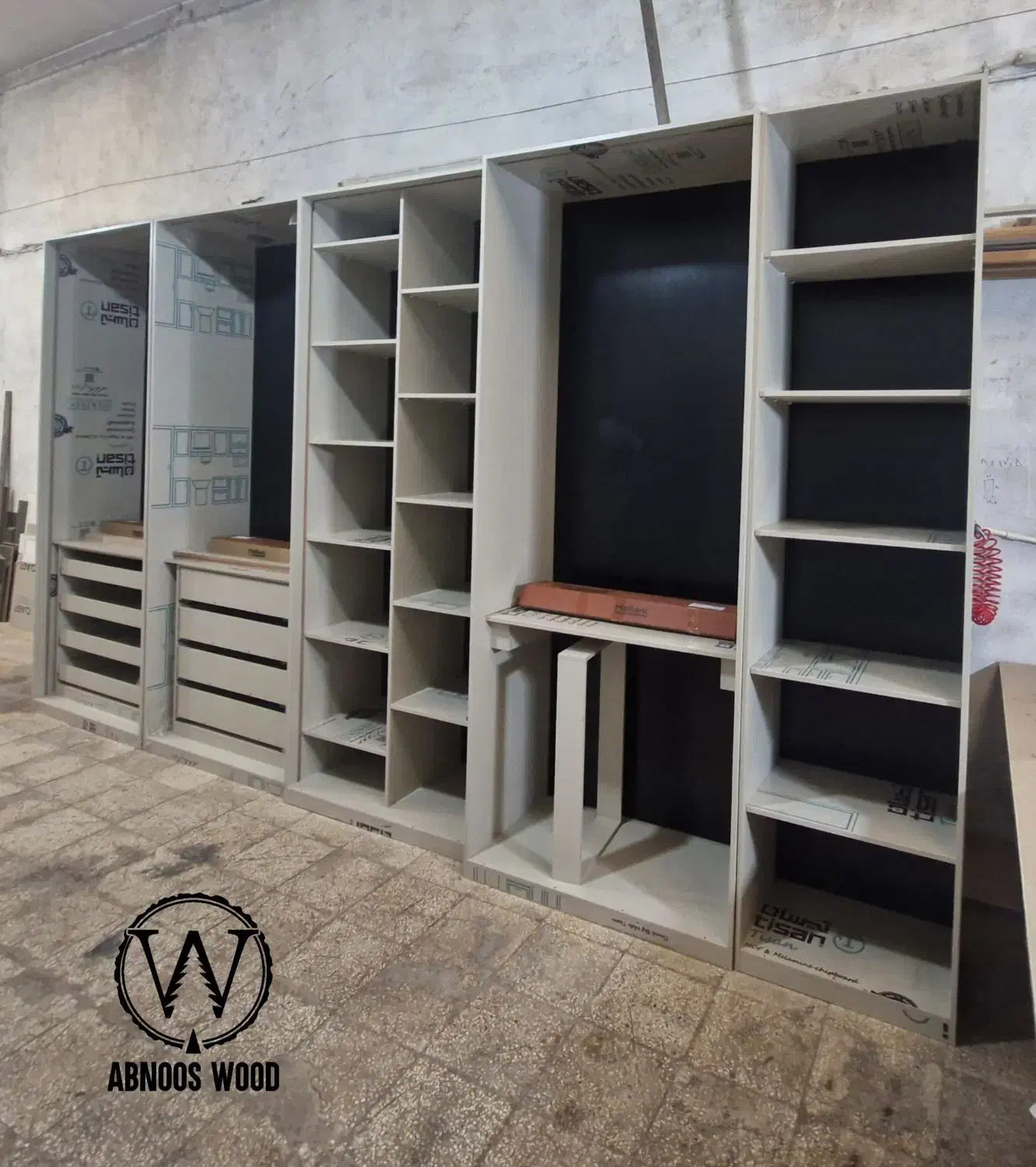 کمد دیواری جاکفشی|جاکفشی، کمد، دراور|بومهن, |دیوار