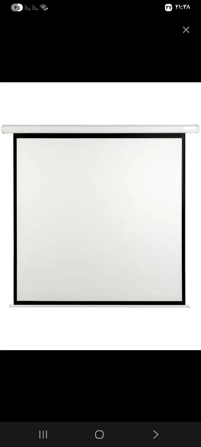 پرده پروژکتور دستی|تلویزیون و پروژکتور|آبیک, |دیوار