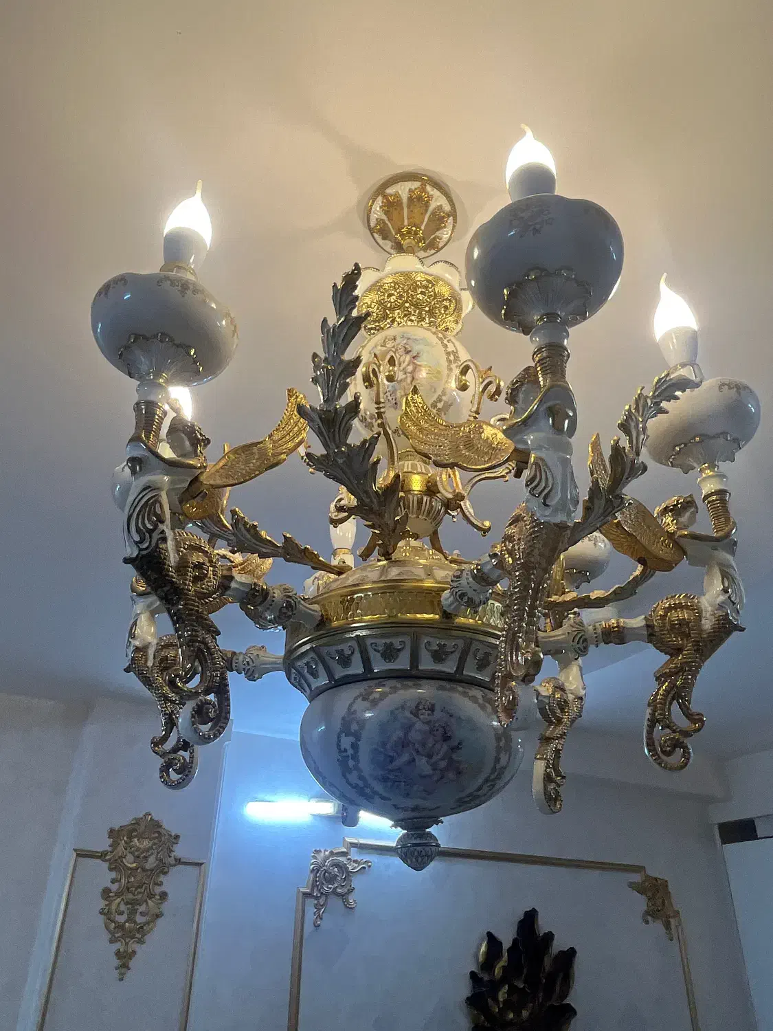 لوستر نو نو|لوستر و چراغ آویز|قم, انسجام|دیوار