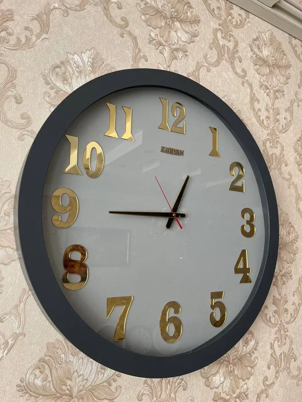 ساعت دیواری چوبی کادو هدیه جهیزیه جهاز روز مادر زن|ساعت دیواری و تزئینی|مشهد, هنرور|دیوار