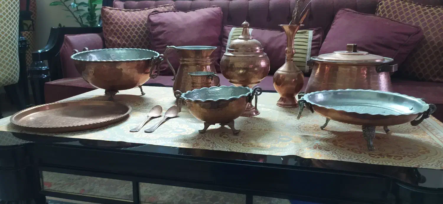 ظروف مسی|ظروف سرو و پذیرایی|پردیس, فاز ۴|دیوار