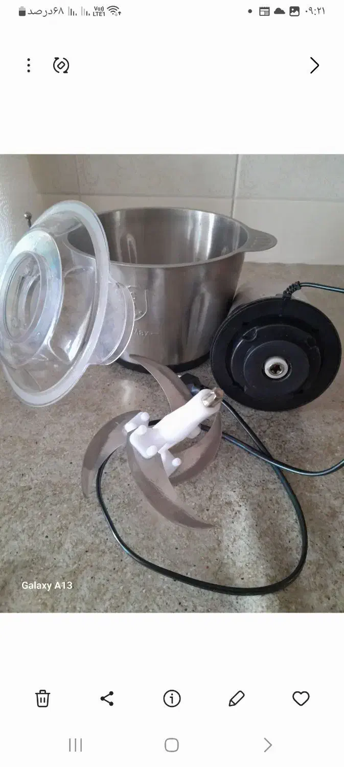 خرد کن میت مکس مدل ۳۰۴ کاسه استیل فروشی|خردکن، آسیاب، غذاساز|سراب, |دیوار