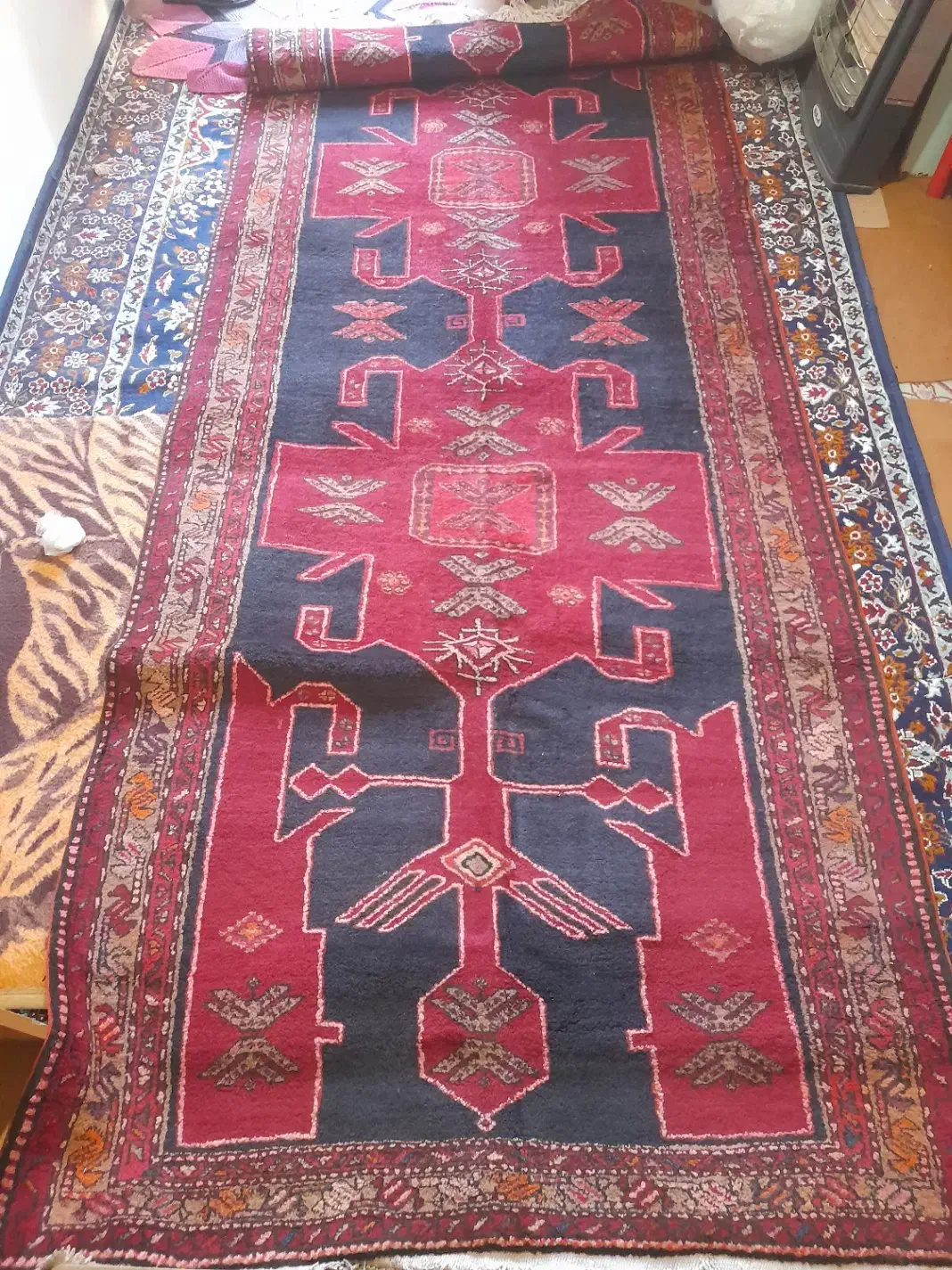 فرش کناره دستباف حراج|فرش|اردبیل, |دیوار