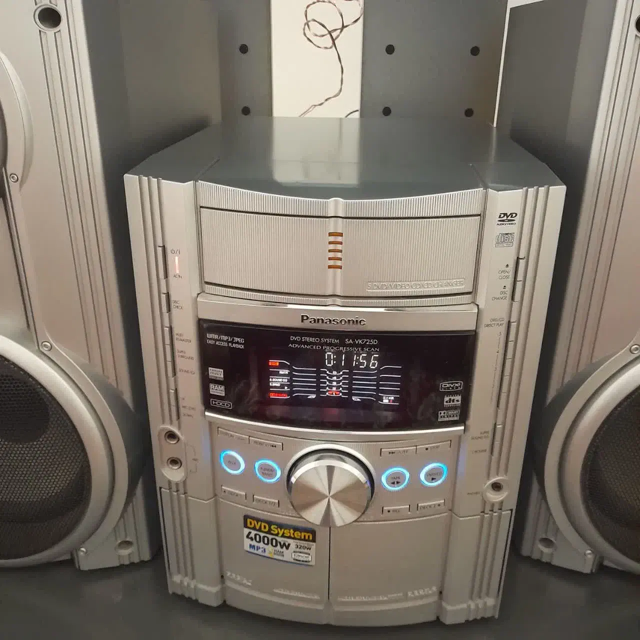 سیستم صوتی و تصویری 5سی دی و دی وی دی پاناسونیک|سیستم صوتی خانگی|تهران, شهرک آزادی|دیوار