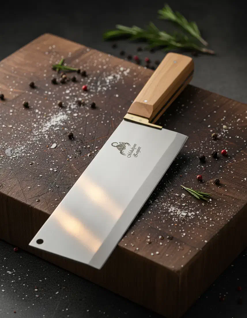 ساطور فولادی اصل زنجان قیمت ۴۵۰|ظروف پختوپز|اصفهان, فرهنگیان|دیوار