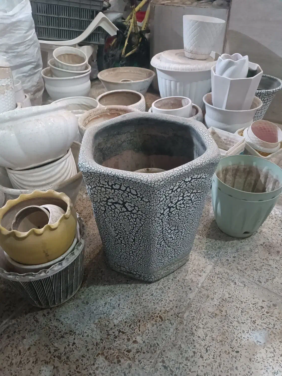 گلدون|گل و گیاه طبیعی|کازرون, |دیوار