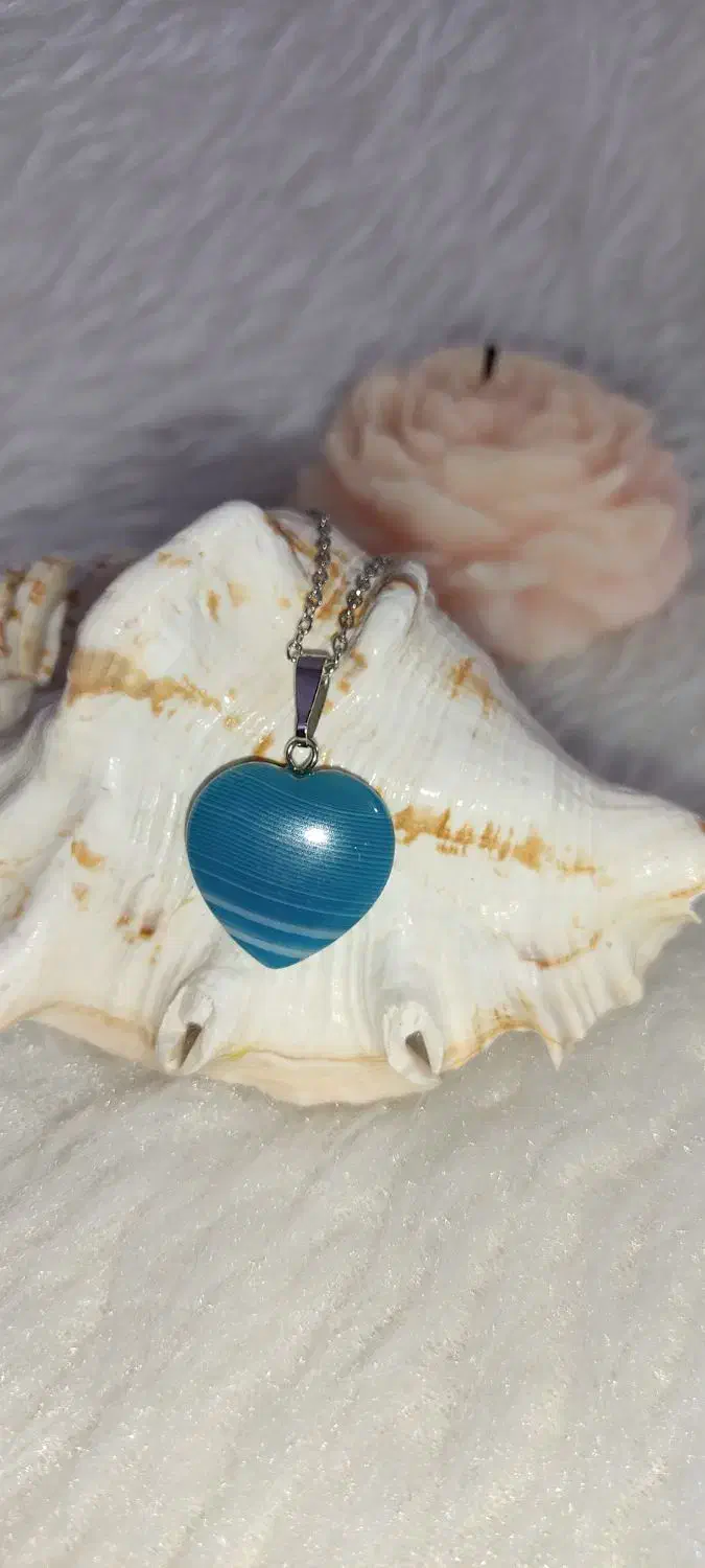 هدیه روز مادر گردنبند سنگ عقیق سلیمانی|جواهرات|ساری, |دیوار