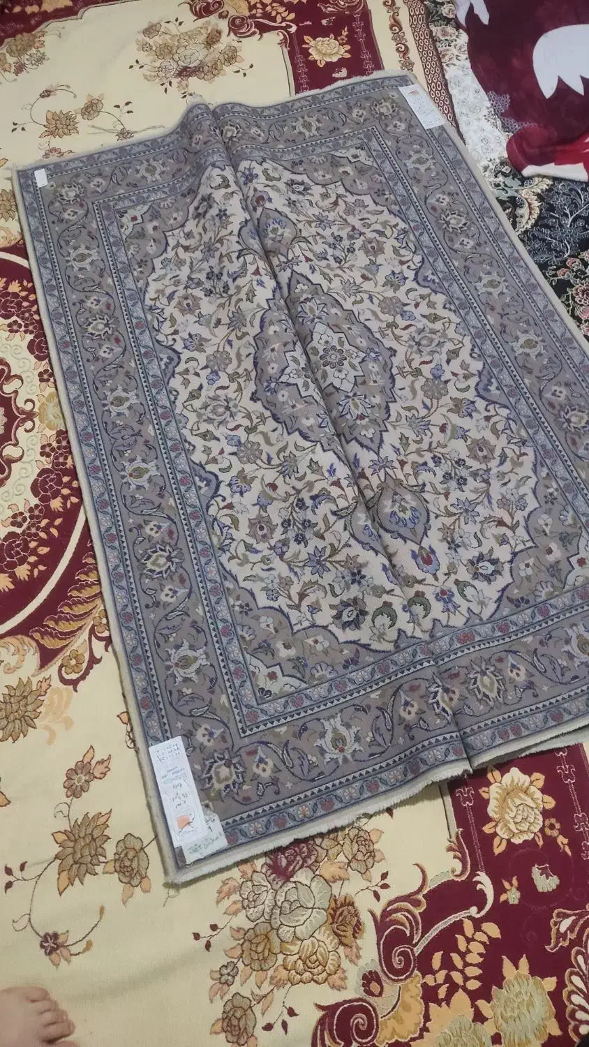 جفت  قالیچه  دستباف  کاشان|فرش|تهران, تهرانسر غربی|دیوار