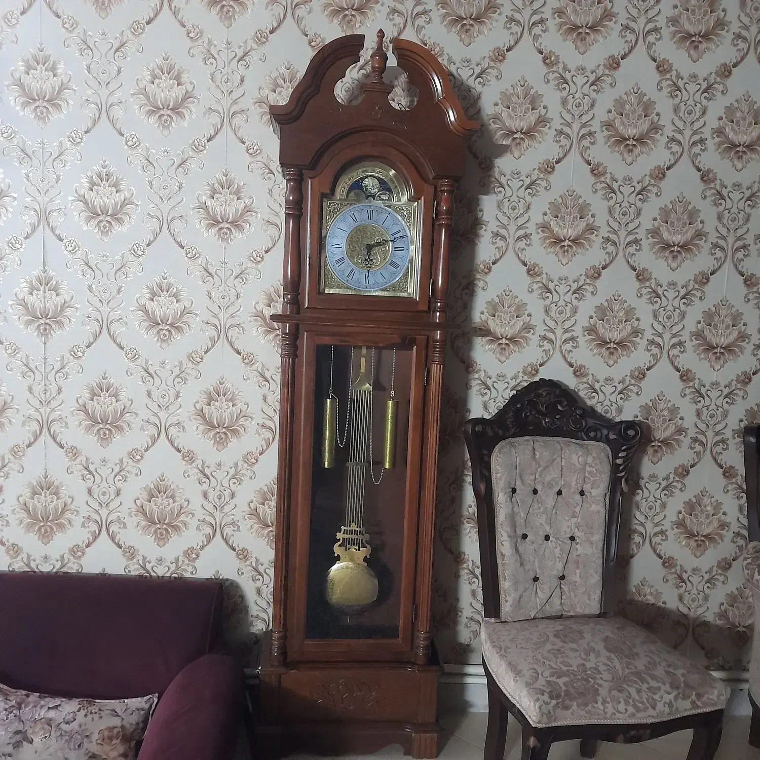 ساعت دیواری ایستاده چوب|ساعت دیواری و تزئینی|پاکدشت, پاکدشت (مامازند)|دیوار