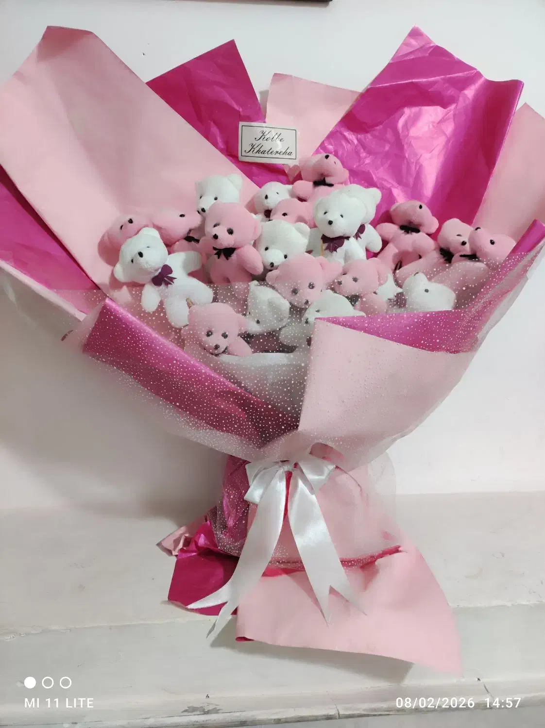 دسته گل عروسکی|گل مصنوعی|قم, ولیعصر|دیوار