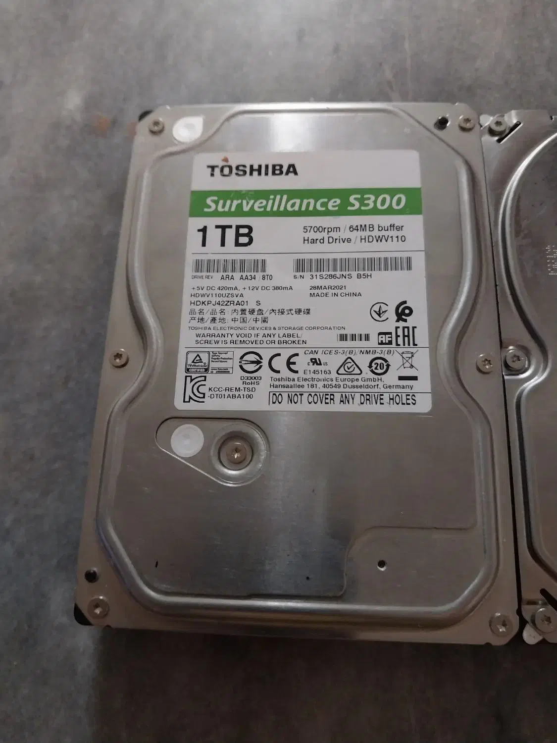 هارد 1TB|قطعات و لوازم جانبی رایانه|قائن, |دیوار