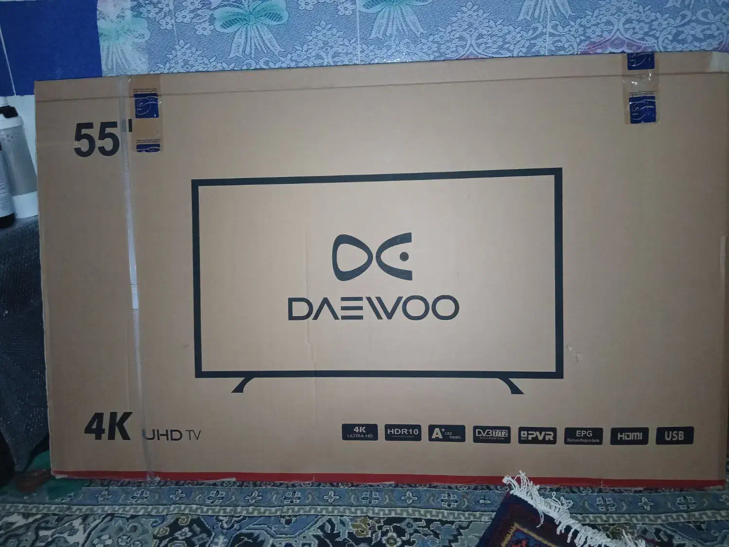 LED55اینچ دوو|تلویزیون و پروژکتور|کاشان, صنعت|دیوار