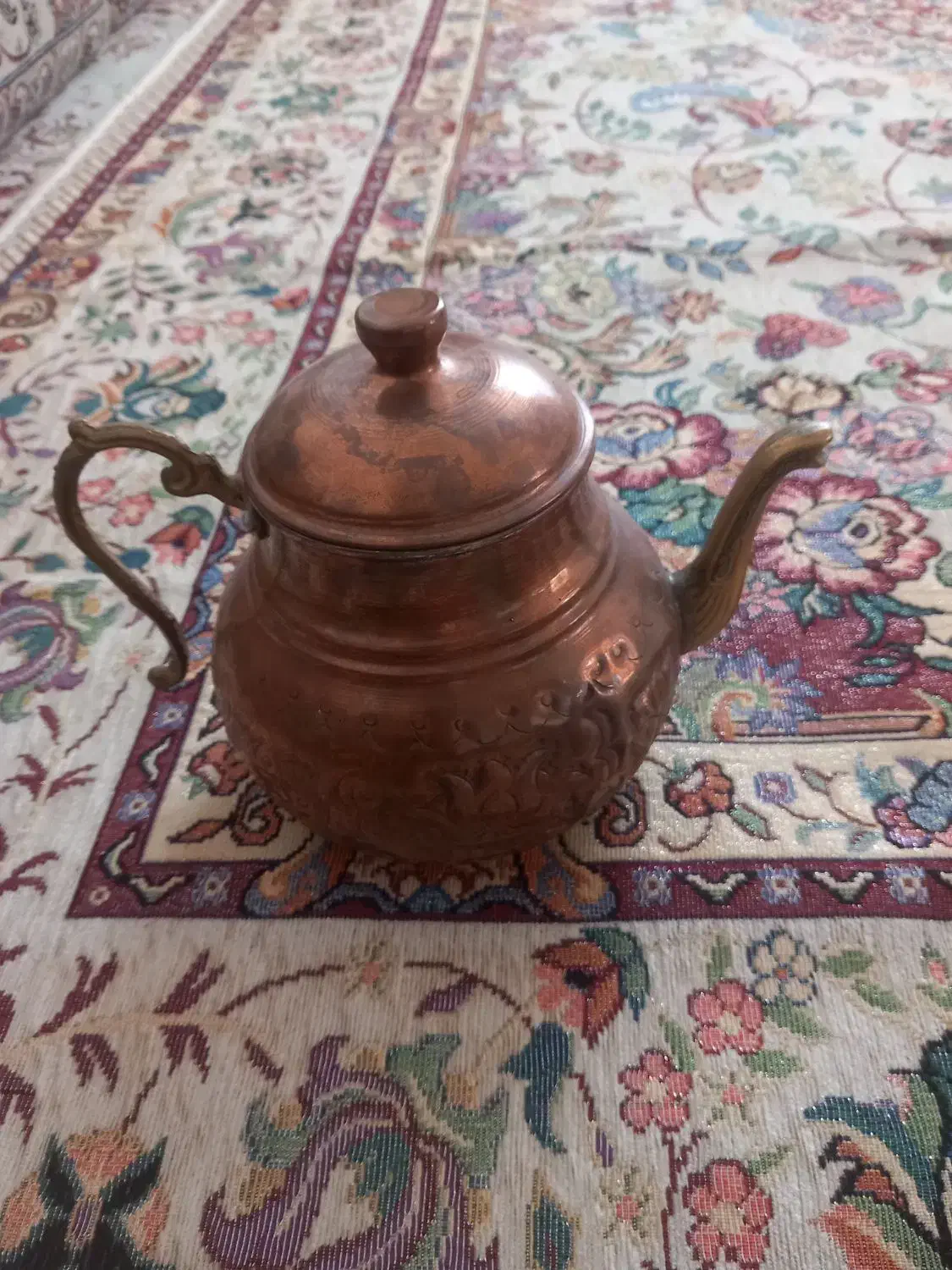 کتری وقوری مس اصلان استفاده نشده|قوری، کتری، قهوهساز دستی|سنندج, |دیوار