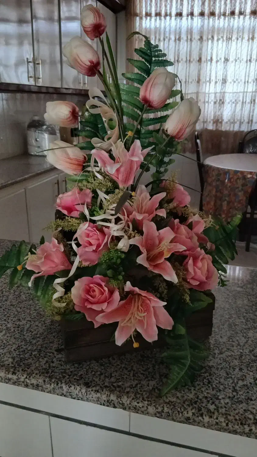 دو عدد صندوقچه گل مصنوعی|گل مصنوعی|اراک, |دیوار