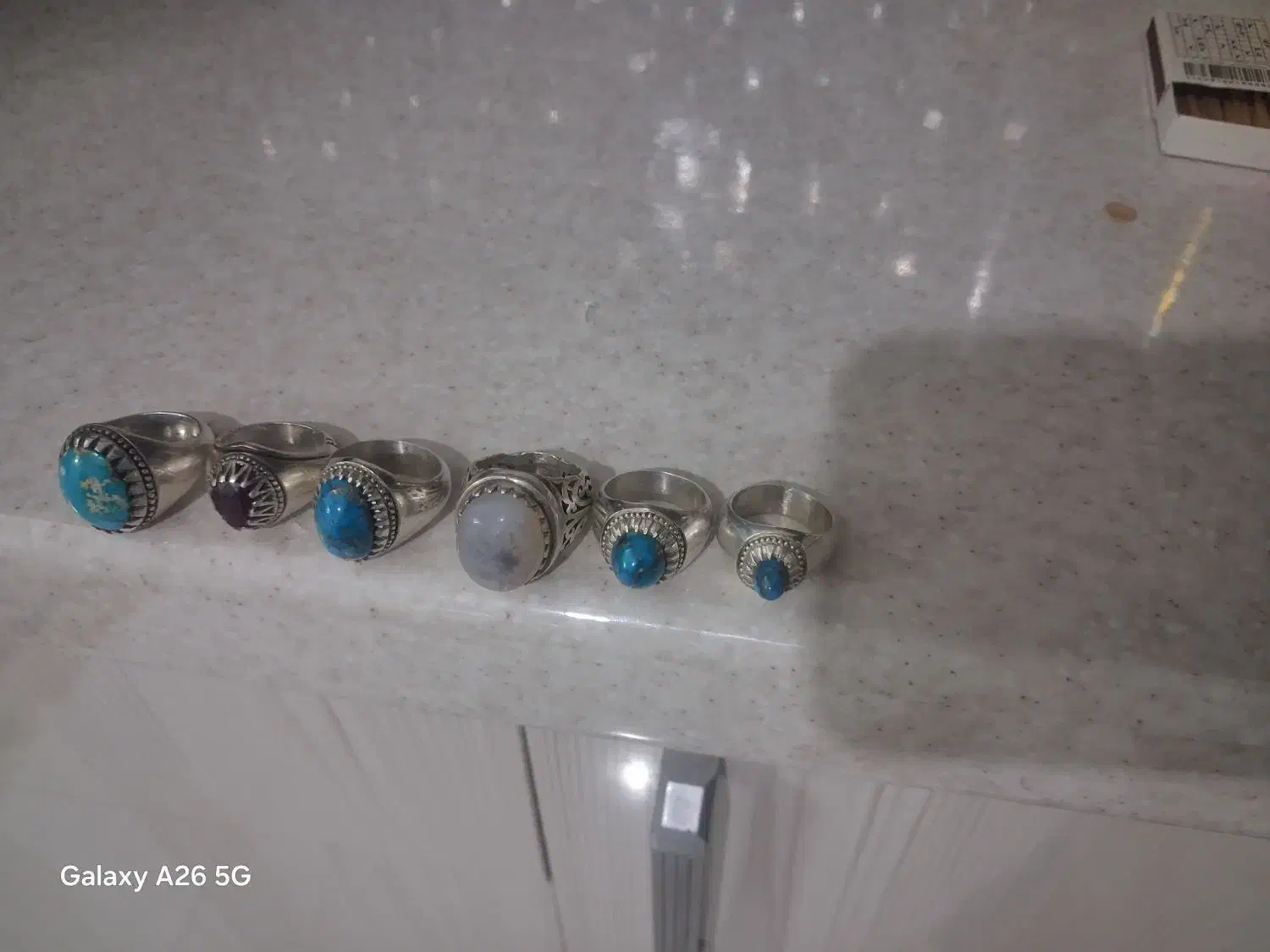 انگشتر فیروزه شجرقائن یاقوت معدن|جواهرات|نیشابور, هفده شهریور|دیوار