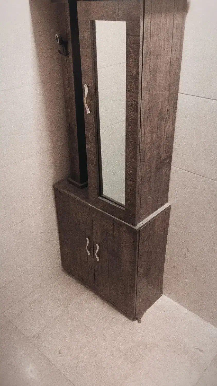 کمد آرایشی و جاکفشی|جاکفشی، کمد، دراور|حمیدیا, |دیوار