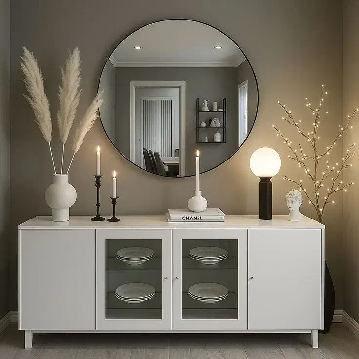 آینه کنسول/کنسول سفارشی/تولیدی میز کنسول|بوفه، ویترین، کنسول|اصفهان, طاحونه|دیوار