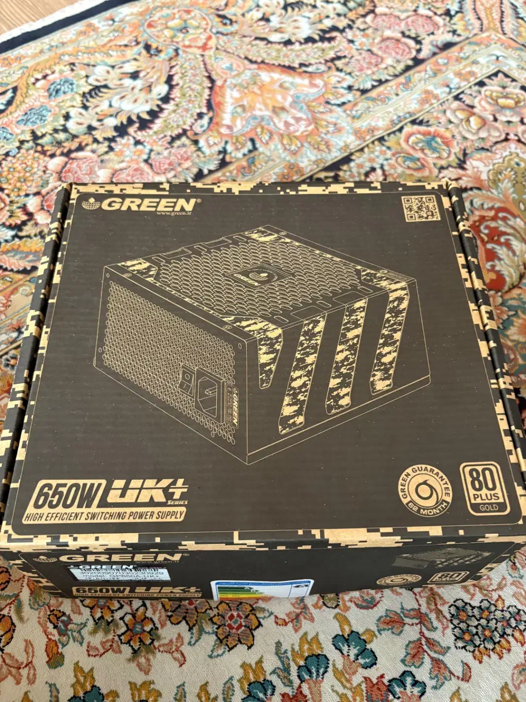 GP650A UK+ 80+gold پاور|قطعات و لوازم جانبی رایانه|اندیشه, اندیشه فاز ۳|دیوار