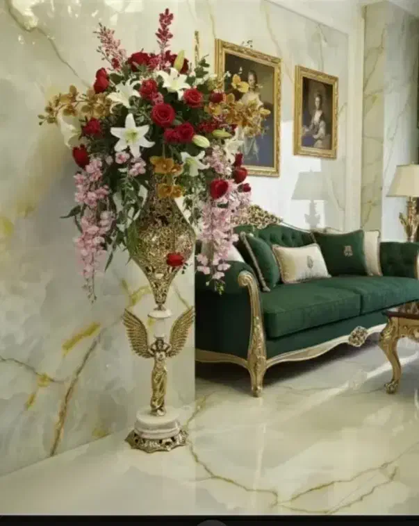 گلدان برنجی فرشته کار جدید|صنایع دستی و سایر لوازم تزئینی|تهران, اتابک|دیوار