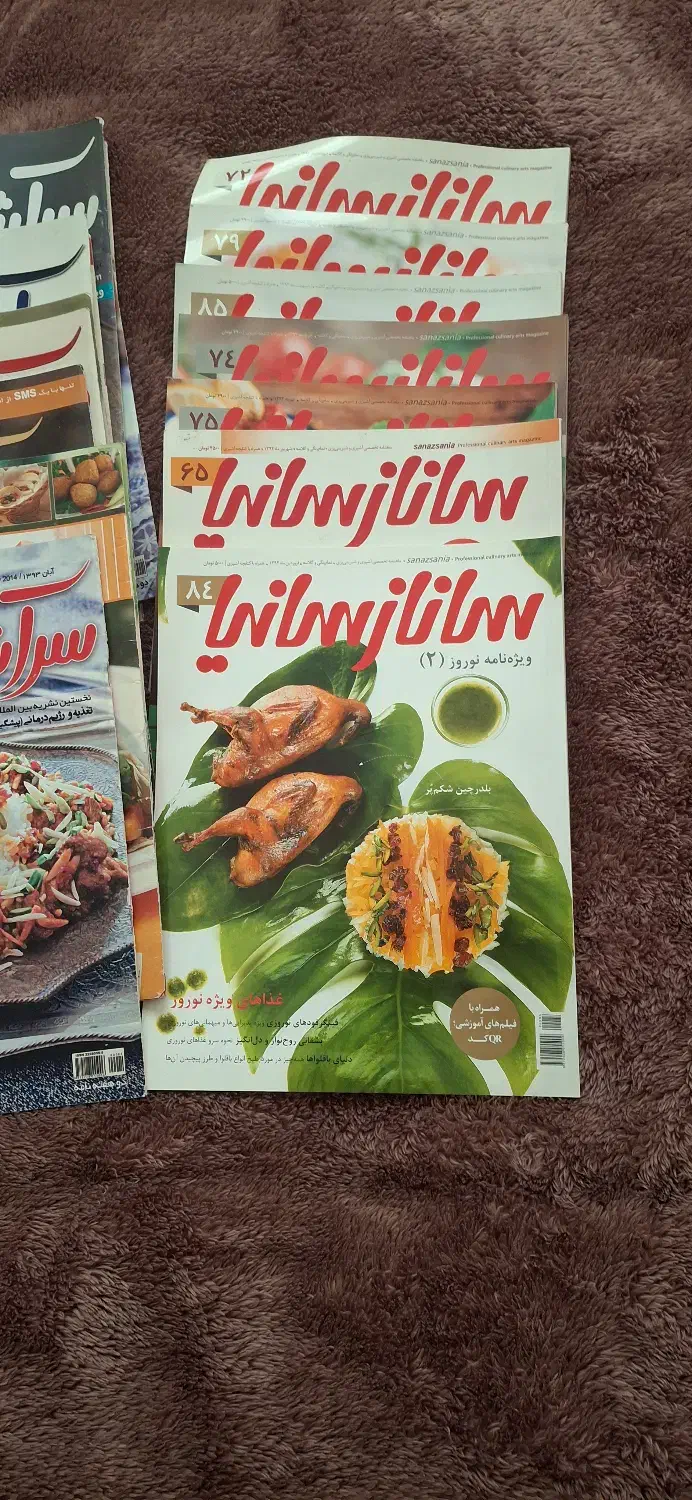 مجله آشپزی ساناز وسانیا|مجلات|تهران, آبشار|دیوار