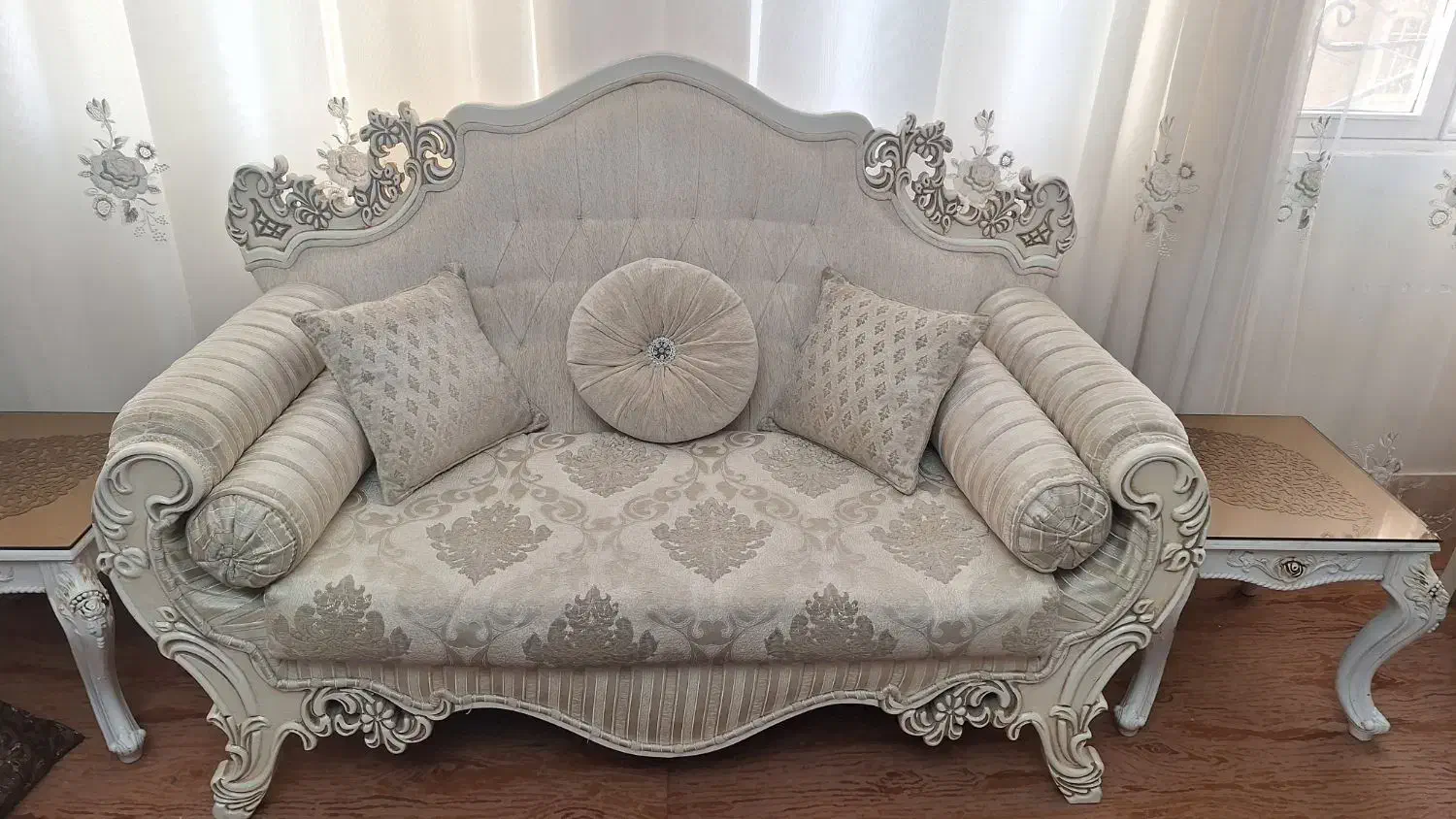 مبل استیل ۹نفره|مبلمان خانگی و میز عسلی|کرج, حصارک بالا|دیوار