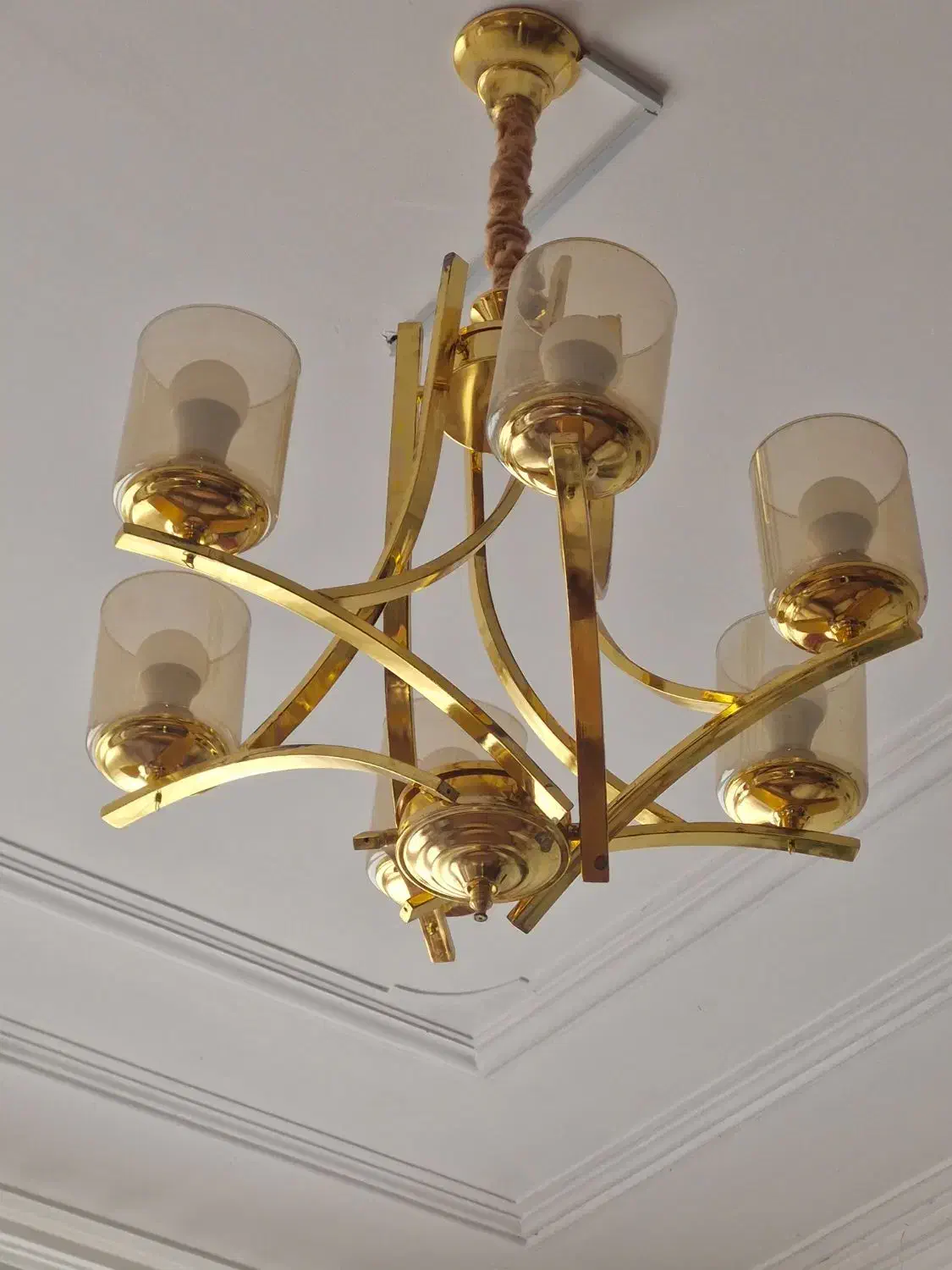 لوستر۶شعله|لوستر و چراغ آویز|رفسنجان, |دیوار