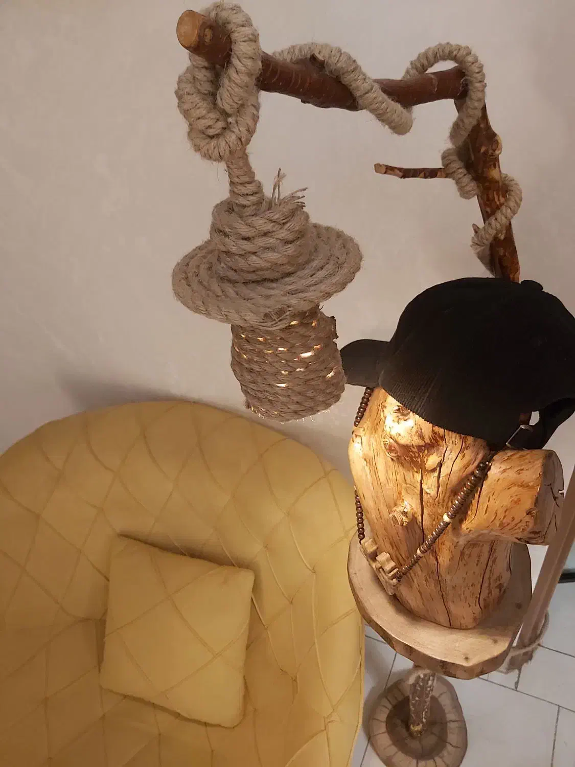 آباژور ایستاده دست ساز|چراغ خواب و آباژور|اصفهان, مصلی|دیوار