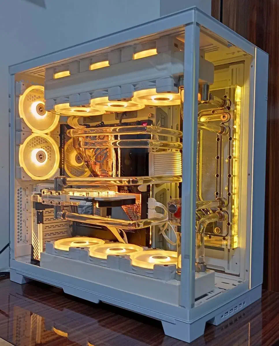 کیس HIGH-END با کاستوم واترکولینگ EKWB|رایانه رومیزی|تهران, تجریش|دیوار