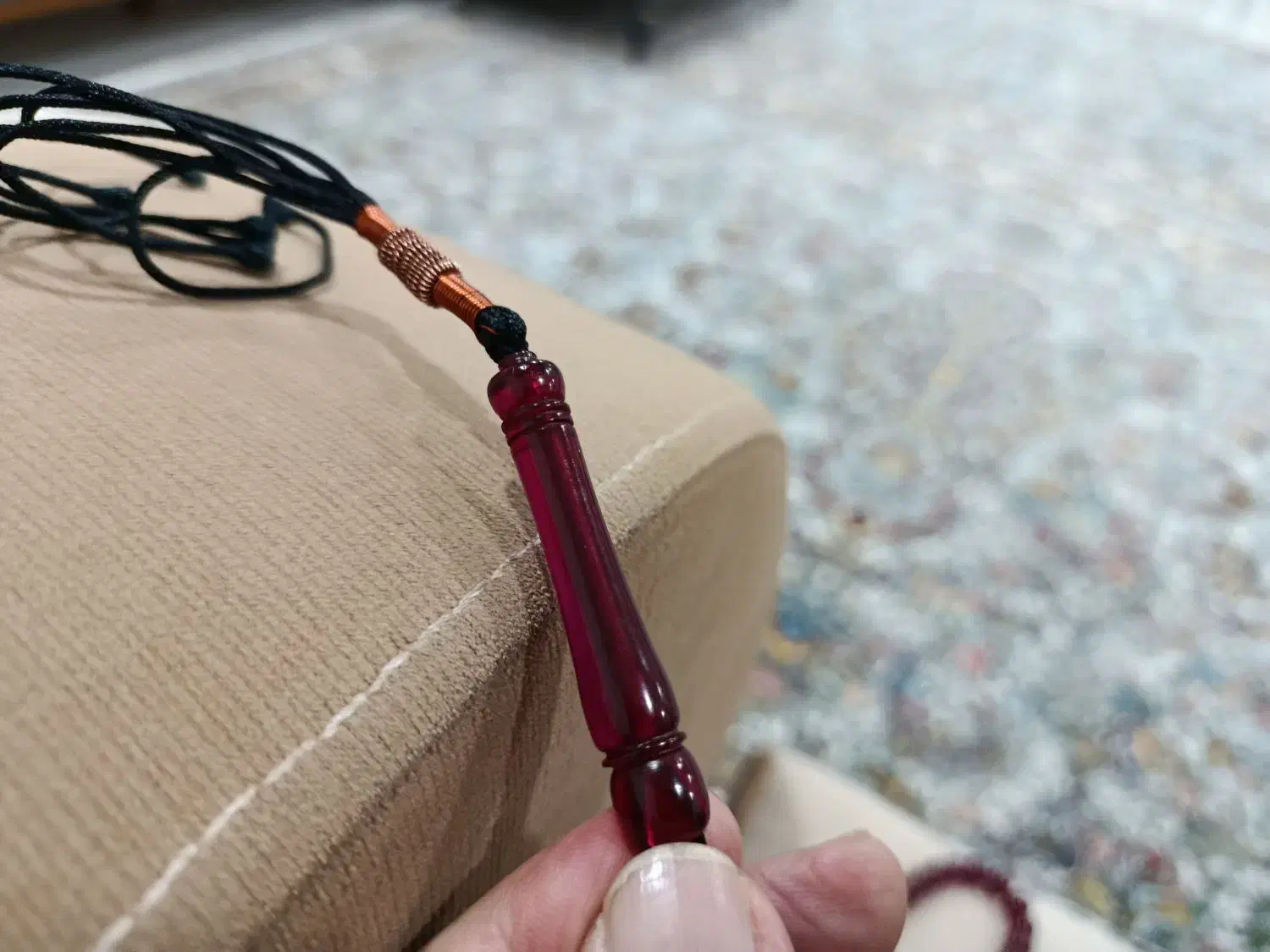 تسبیح کهربا|کلکسیون اشیاء عتیقه|سقز, |دیوار