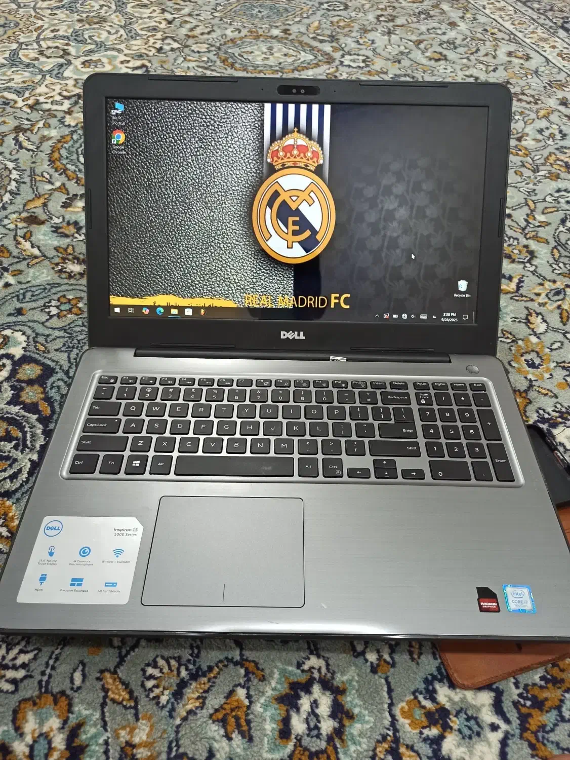 لپتاپ  نسل هفت DEEL 5570 CORi7 تاچ ۱۵.۶|رایانه همراه|اهواز, کمپلو شمالی|دیوار