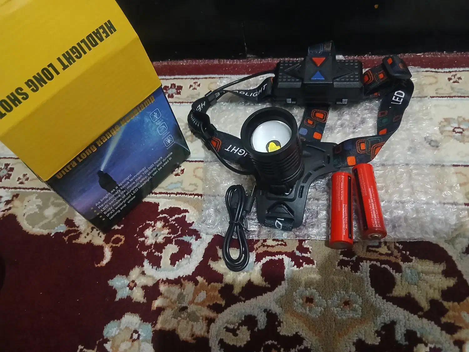 چراغ قوه اصل با نور بالا|کوهنوردی و کمپینگ|اهواز, دغاغله|دیوار