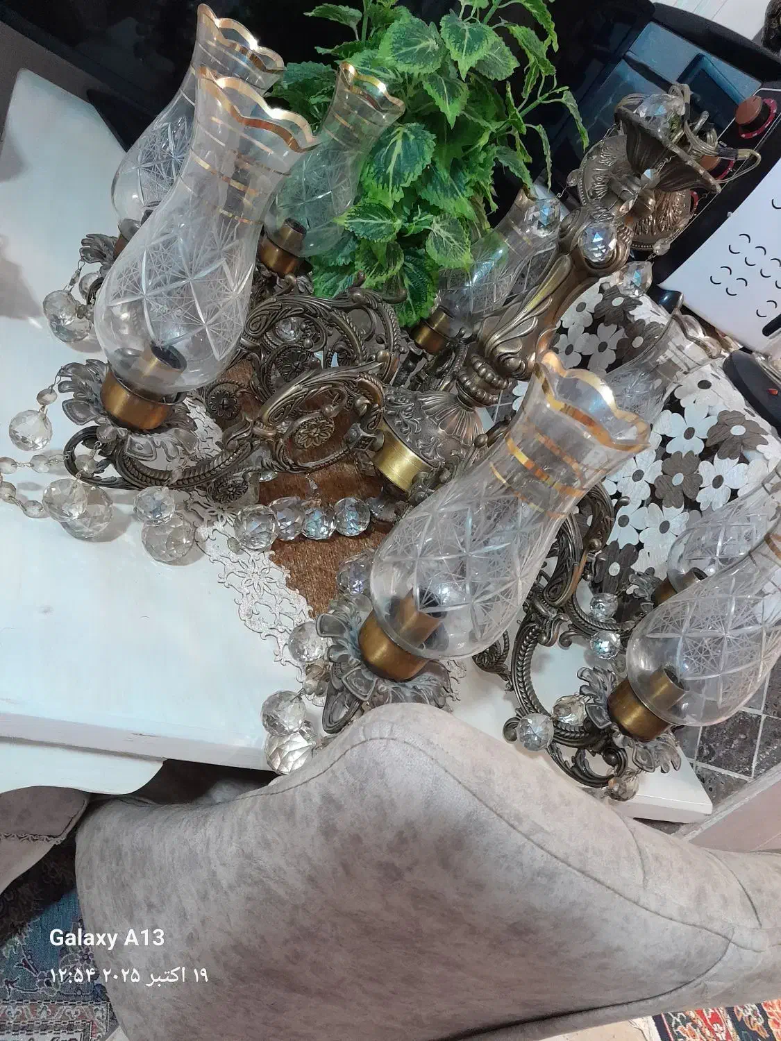 لوستر۸شاخه|لوستر و چراغ آویز|محمدیه-قزوین, |دیوار