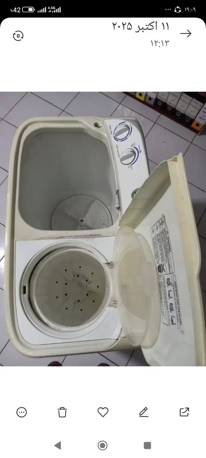 لباسشویی دوقلو|ماشین لباسشویی و خشک‌کن لباس|فردیس, قریشی|دیوار