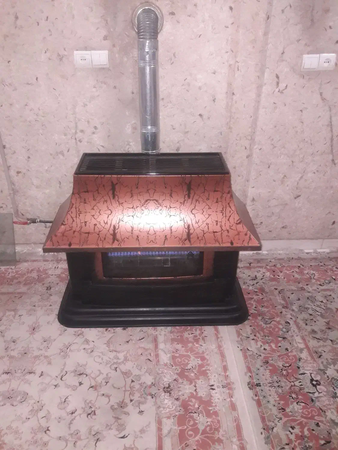 بخاری گازی طرح شومینه بزرگ دوازده هزار|بخاری، هیتر، شومینه|اسلامشهر, شهرک مفیدی|دیوار