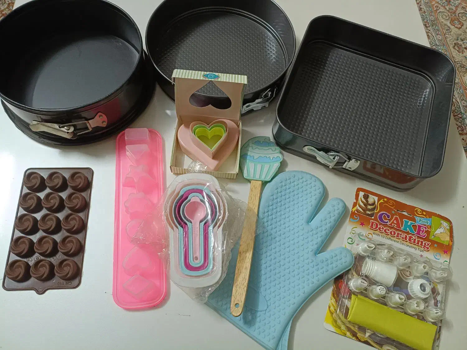 لوازم کیک و شیرینی نو واستفاده نشده ارزان|ظروف پختوپز|تهران, وحیدیه|دیوار