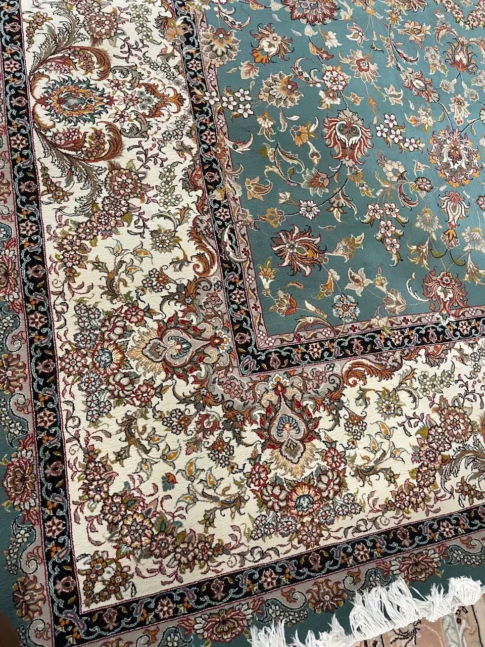 یک تخته فرش ۱۲ متری و ۶ پشتی|فرش|سقز, |دیوار