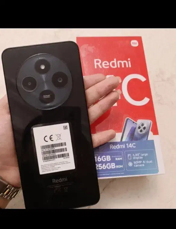 شیائومی Redmi 14C با حافظهٔ ۲۵۶ گیگابایت|موبایل|سرباز, |دیوار