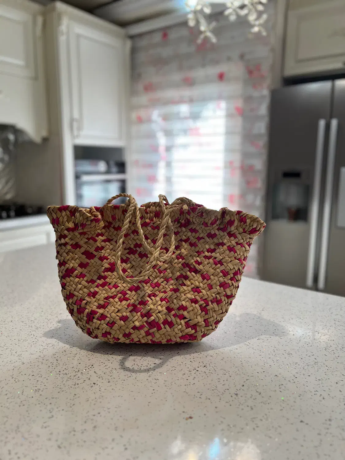 سبد حصیری شیک و خاص|صنایع دستی و سایر لوازم تزئینی|تهران, المهدی|دیوار